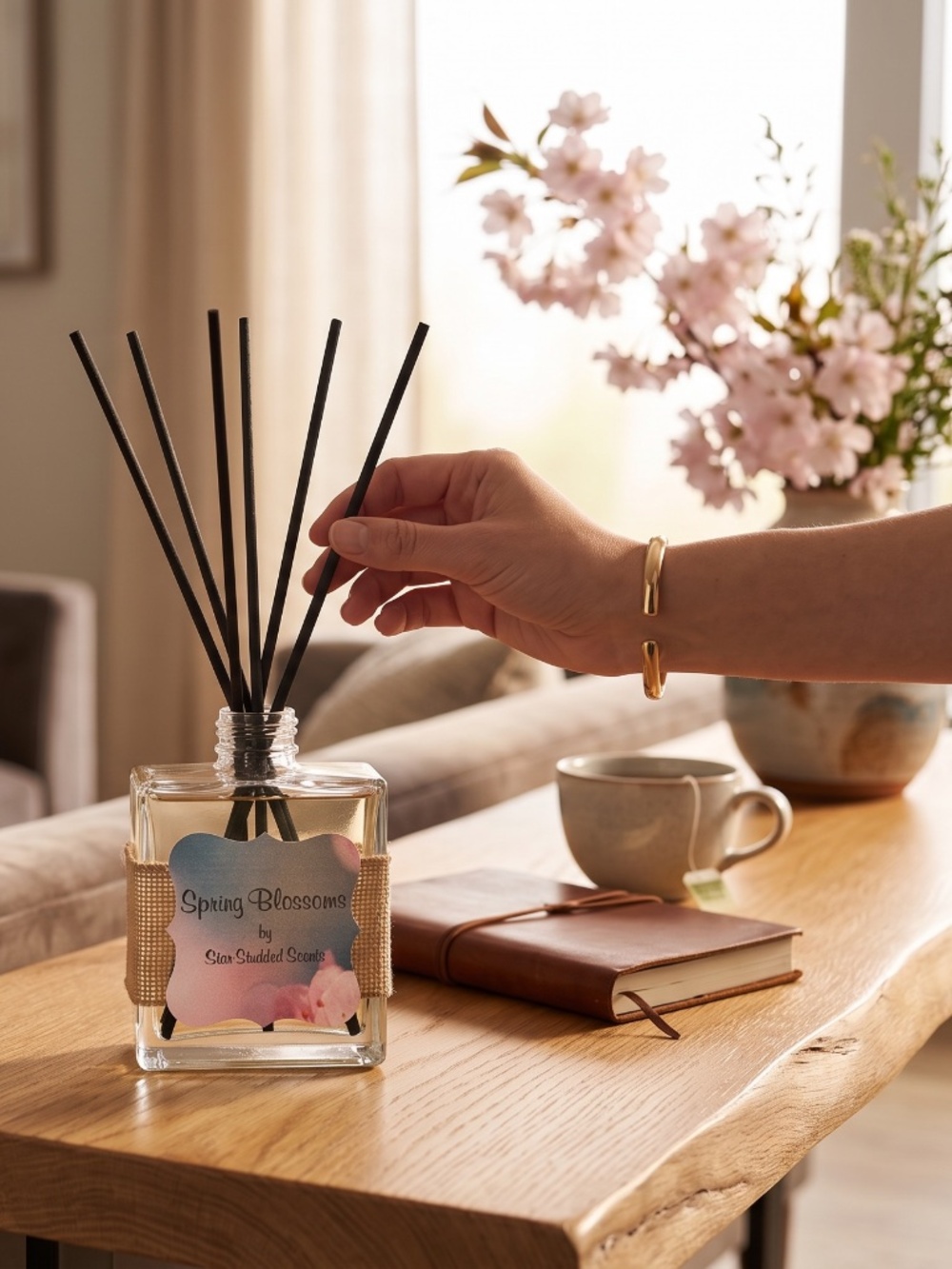 Star-Studded Scents Spring Blossoms Reed Diffuser